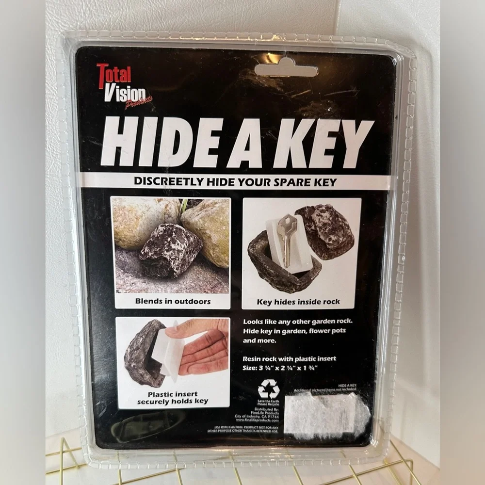 Hide A Key Fake Rock Key Hider New In Package